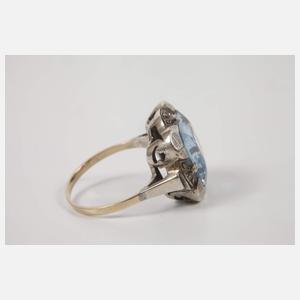 Damenring mit Steinbesatz