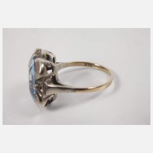 Damenring mit Steinbesatz