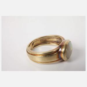 Bandring mit Edelopal