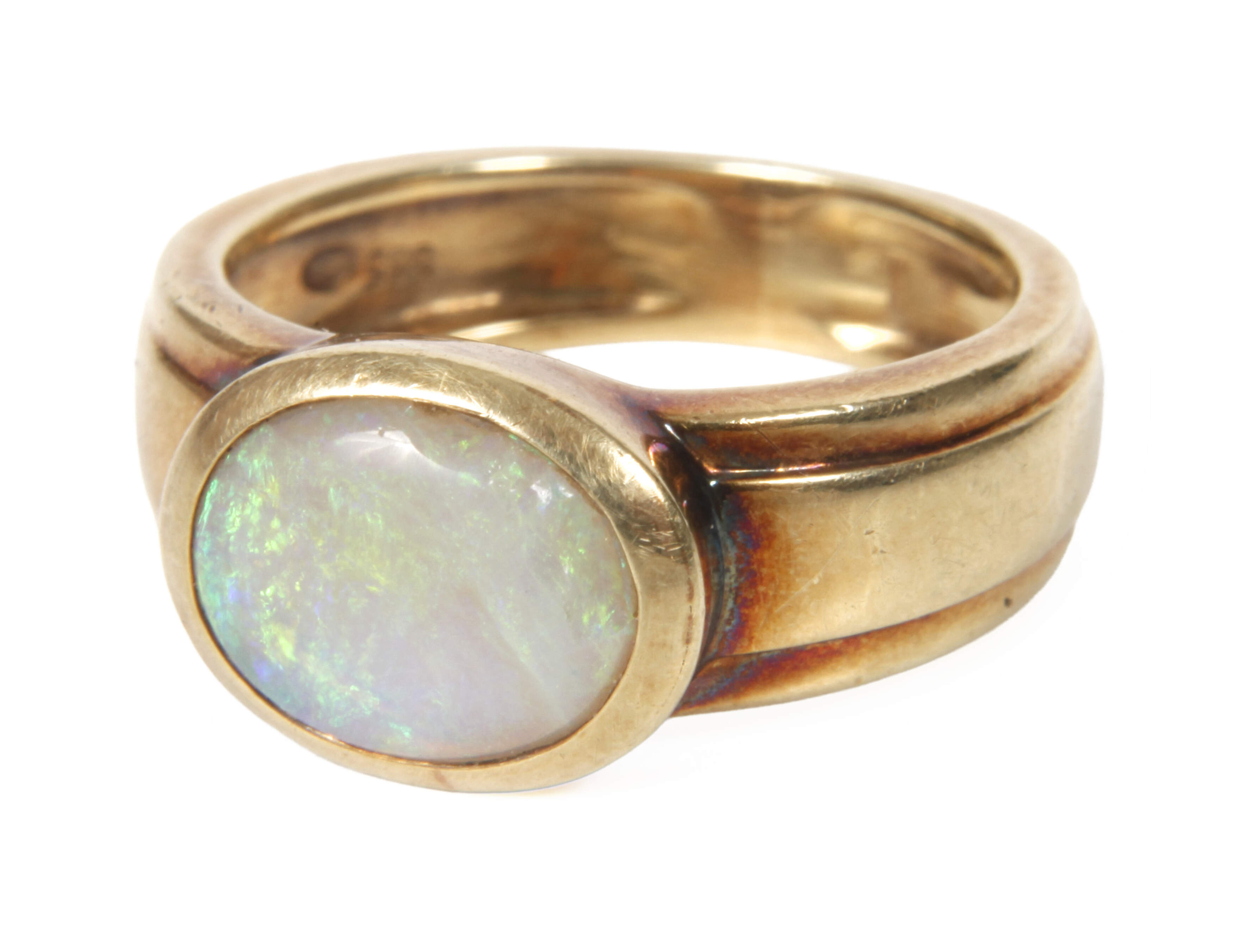 Bandring mit Edelopal