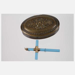 Biedermeier Kreuzanhänger