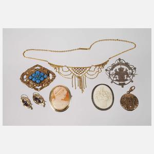 Großes Schmuckkonvolut