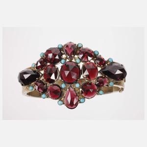 Prächtiger Granatarmreif