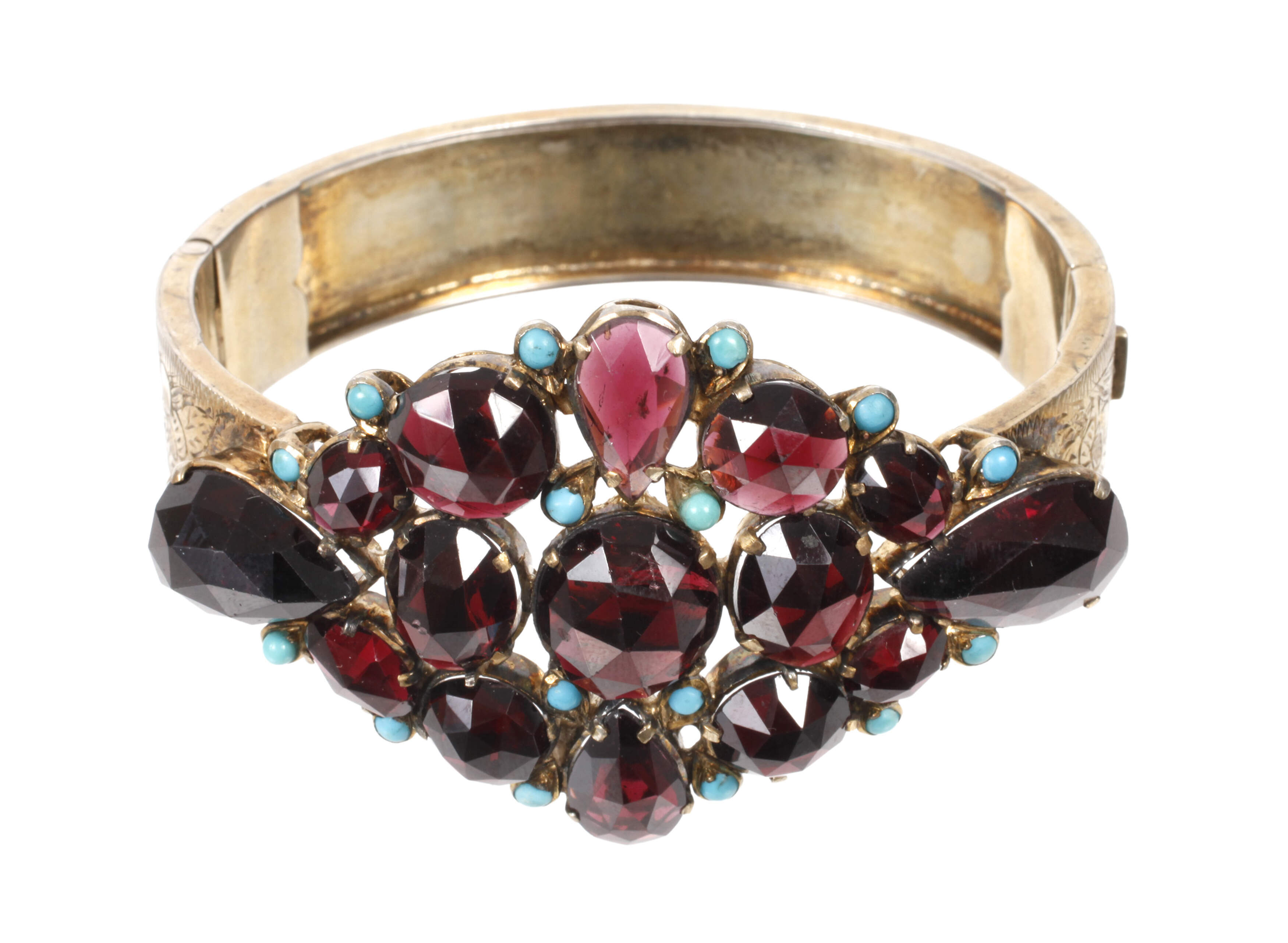 Prächtiger Granatarmreif