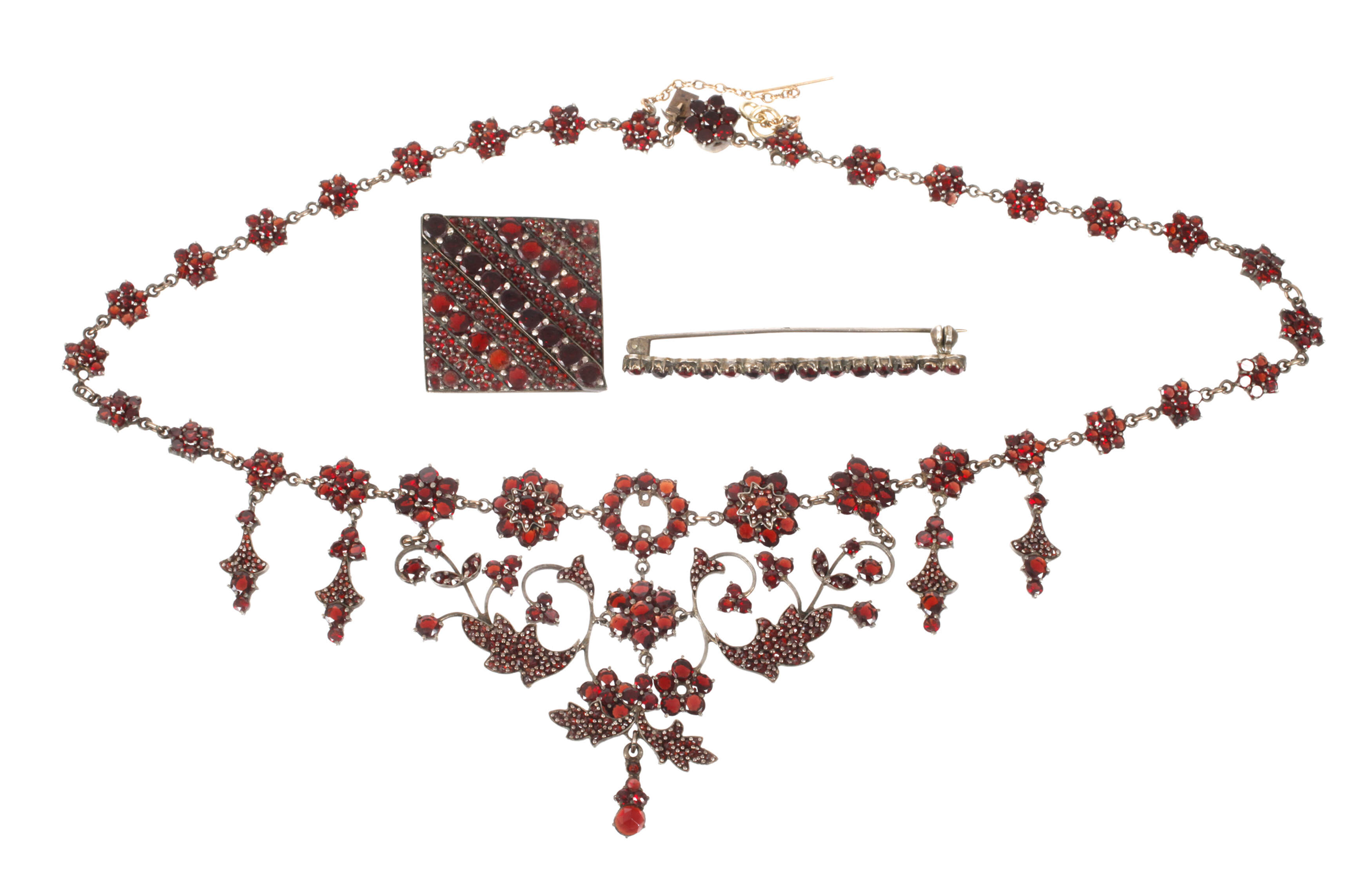 Konvolut Granatschmuck