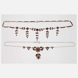 Konvolut Granatschmuck