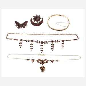 Konvolut Granatschmuck