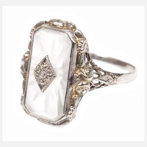 Damenring Art déco