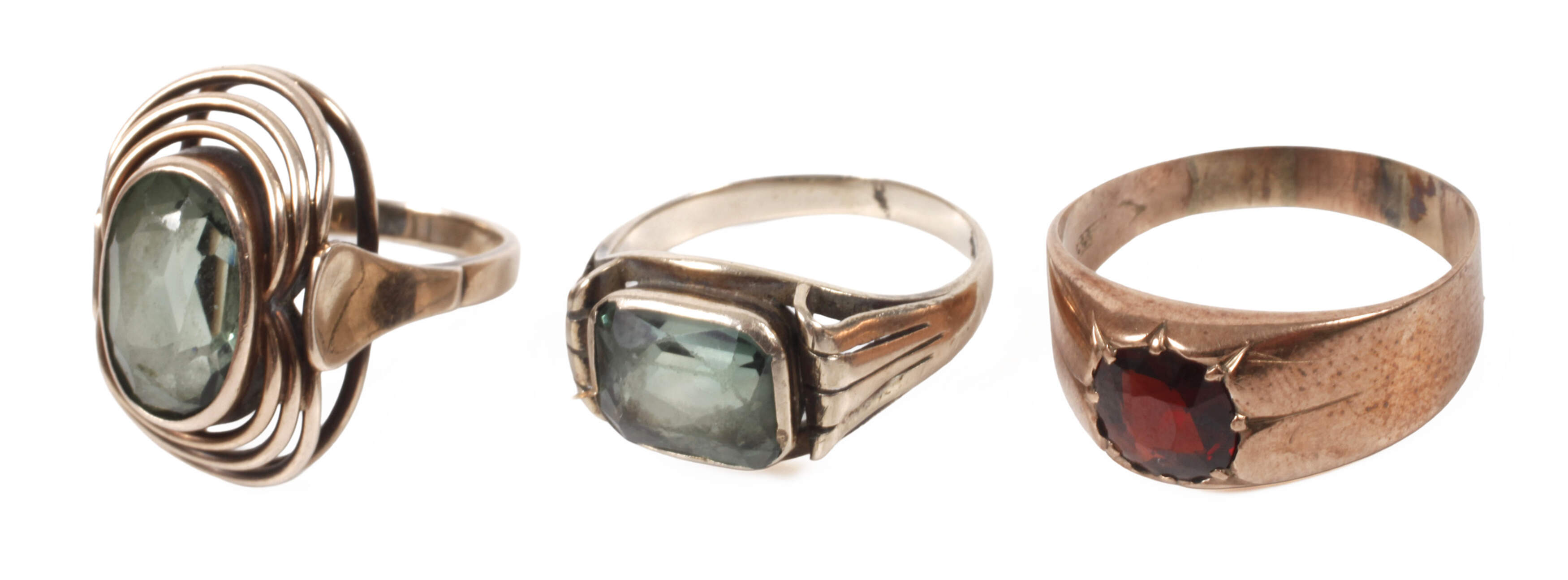 Drei Damenringe