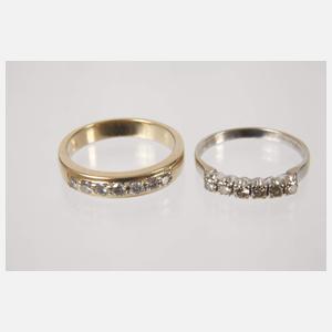 Schmuckstücke mit Brillantbesatz