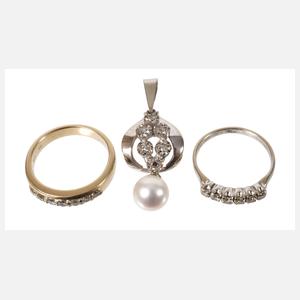 Schmuckstücke mit Brillantbesatz