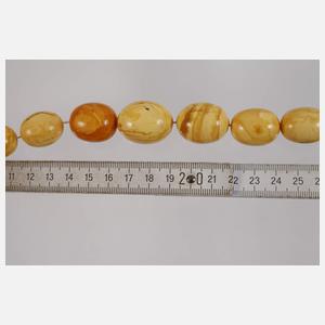 Großes Collier Bernstein Butterscotch