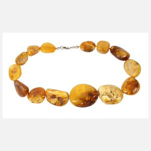 Bernsteincollier Butterscotch