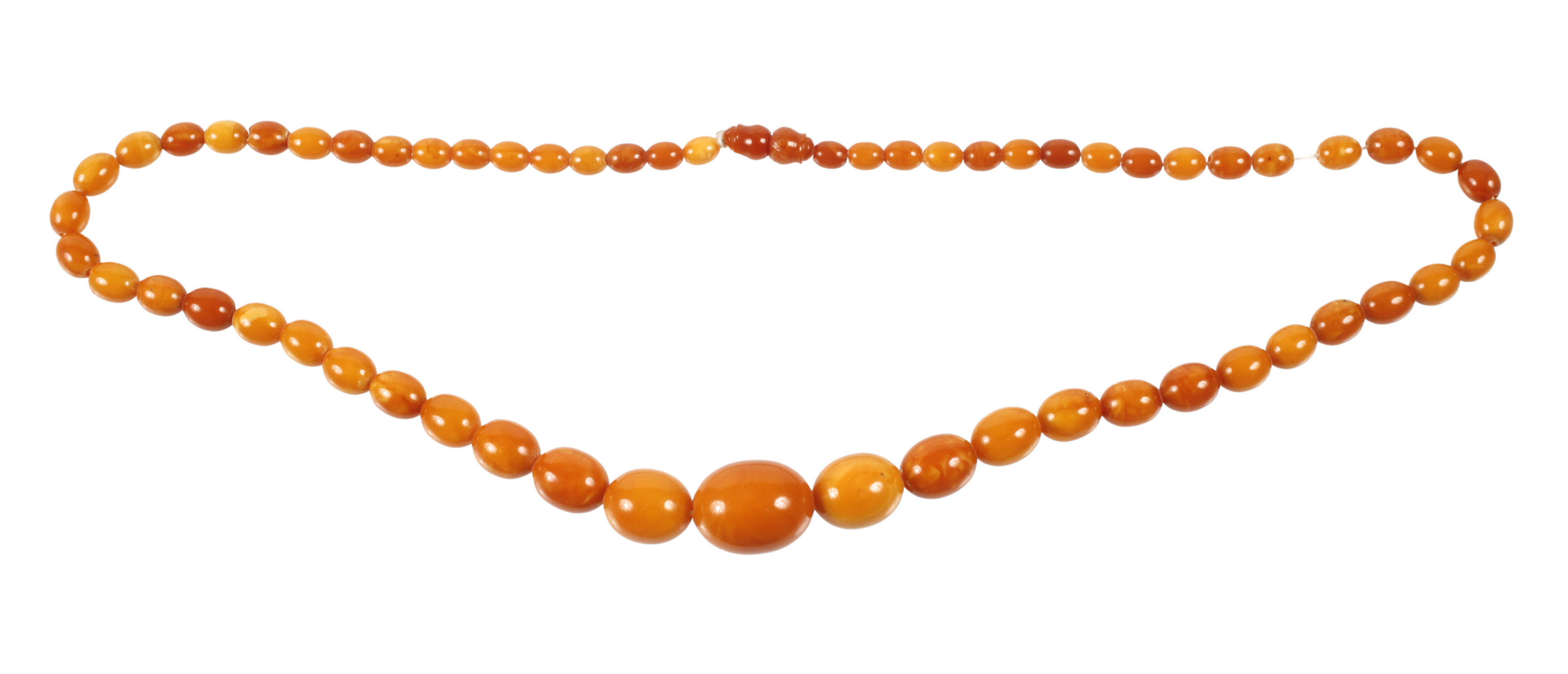 Langes Bernsteincollier