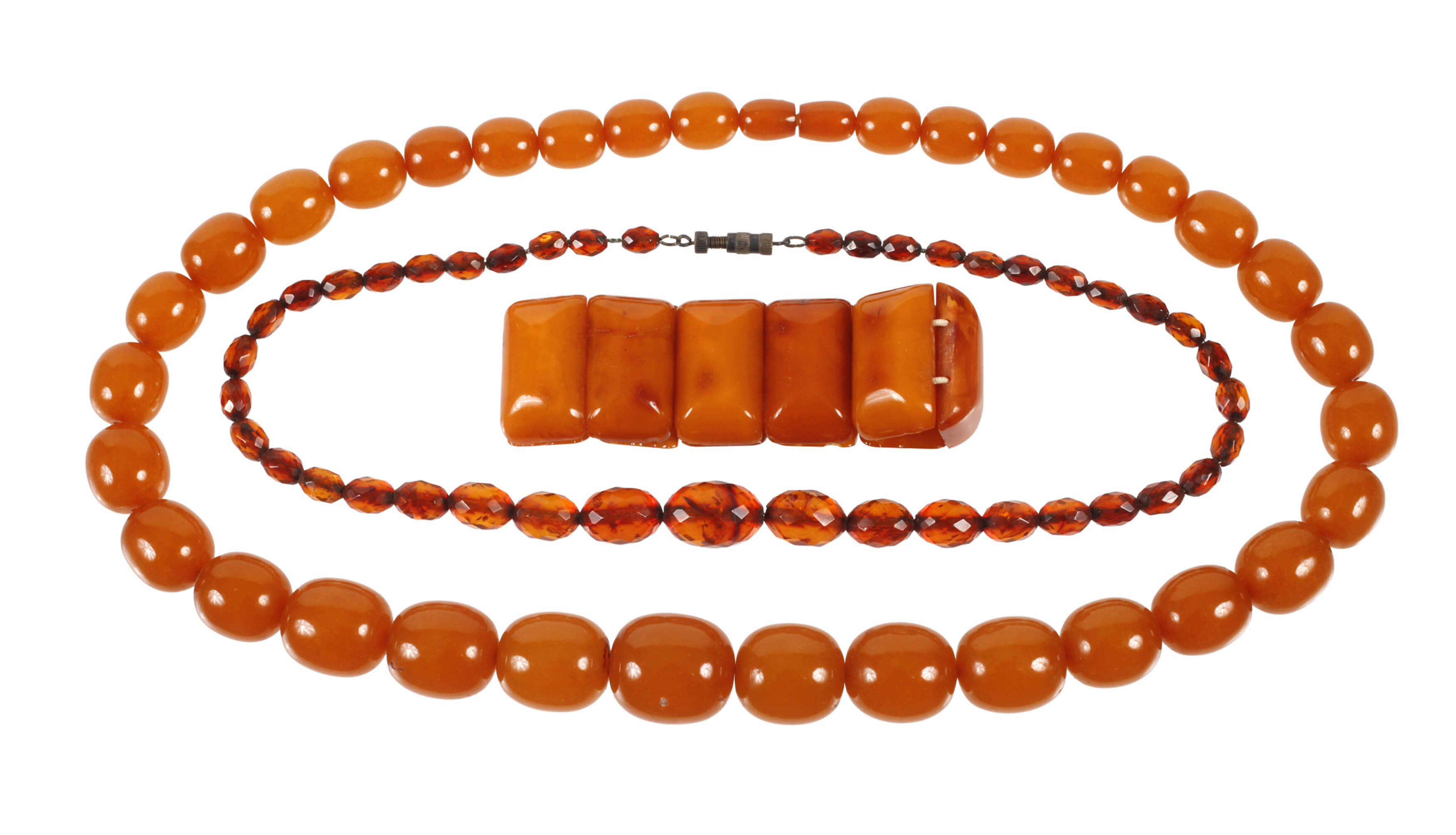 Konvolut Bernsteinschmuck