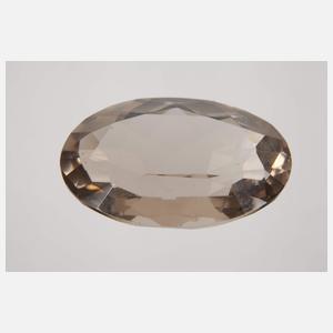 Facettierter Rauchquarz von ca. 62 ct