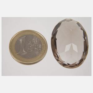 Facettierter Rauchquarz von ca. 62 ct