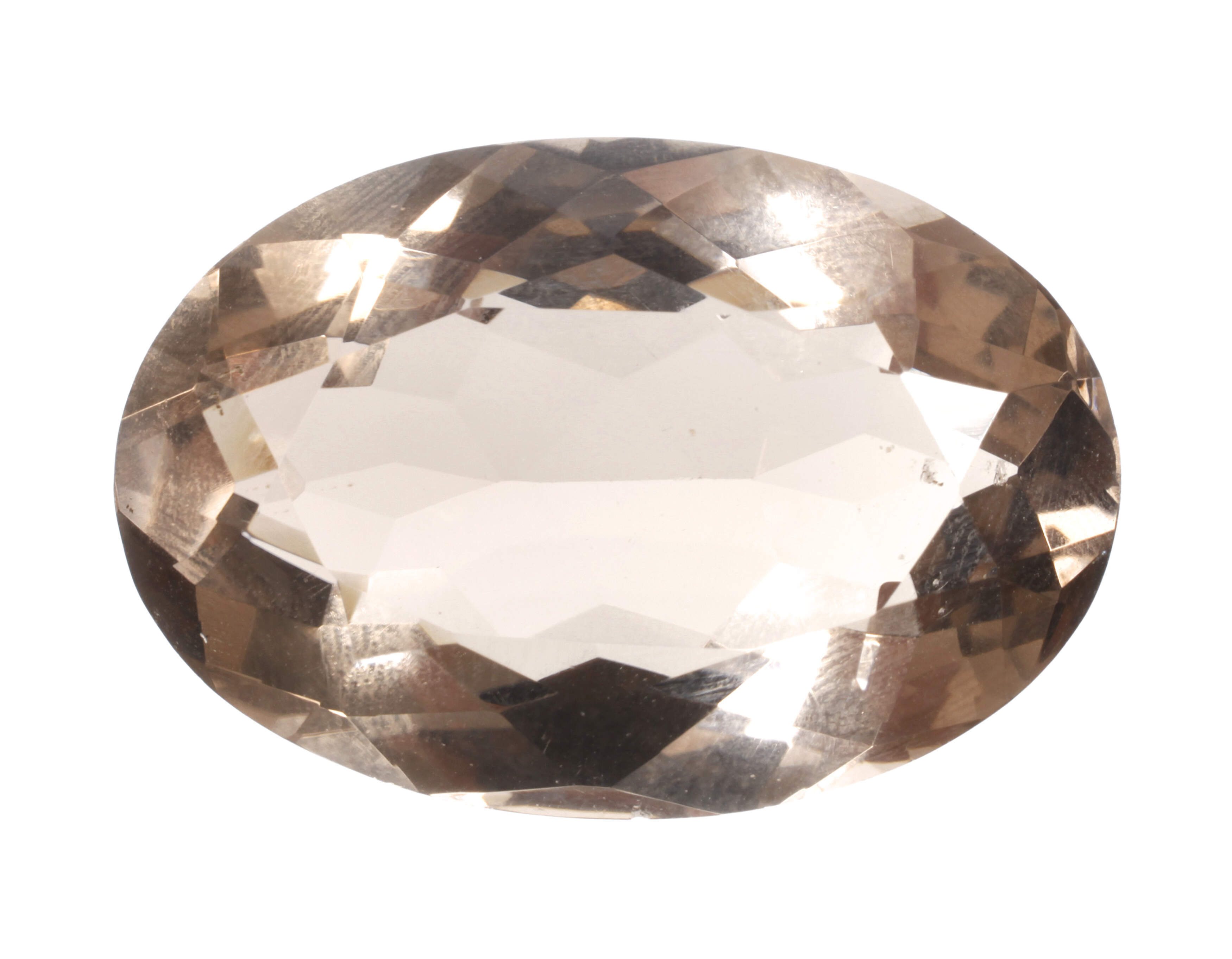 Facettierter Rauchquarz von ca. 62 ct
