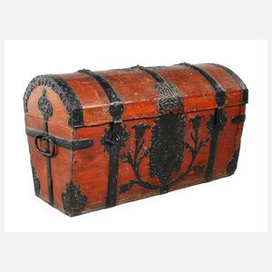 Barocke Runddeckeltruhe