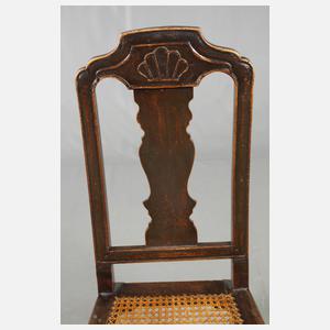 Sechs barocke Stühle