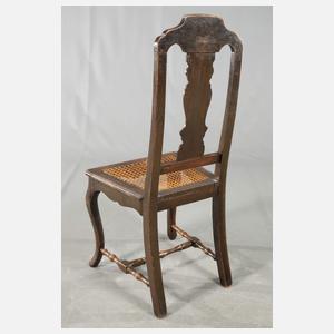 Sechs barocke Stühle