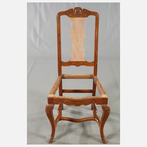 Sechs barocke Stühle Sachsen