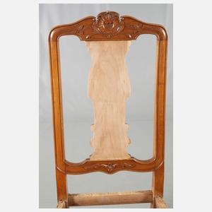 Sechs barocke Stühle Sachsen