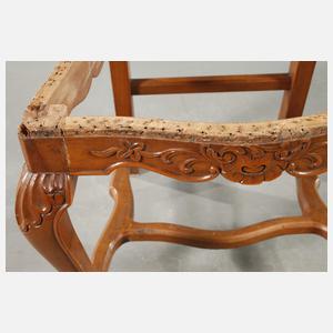 Sechs barocke Stühle Sachsen