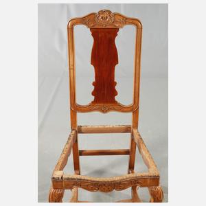 Sechs barocke Stühle Sachsen