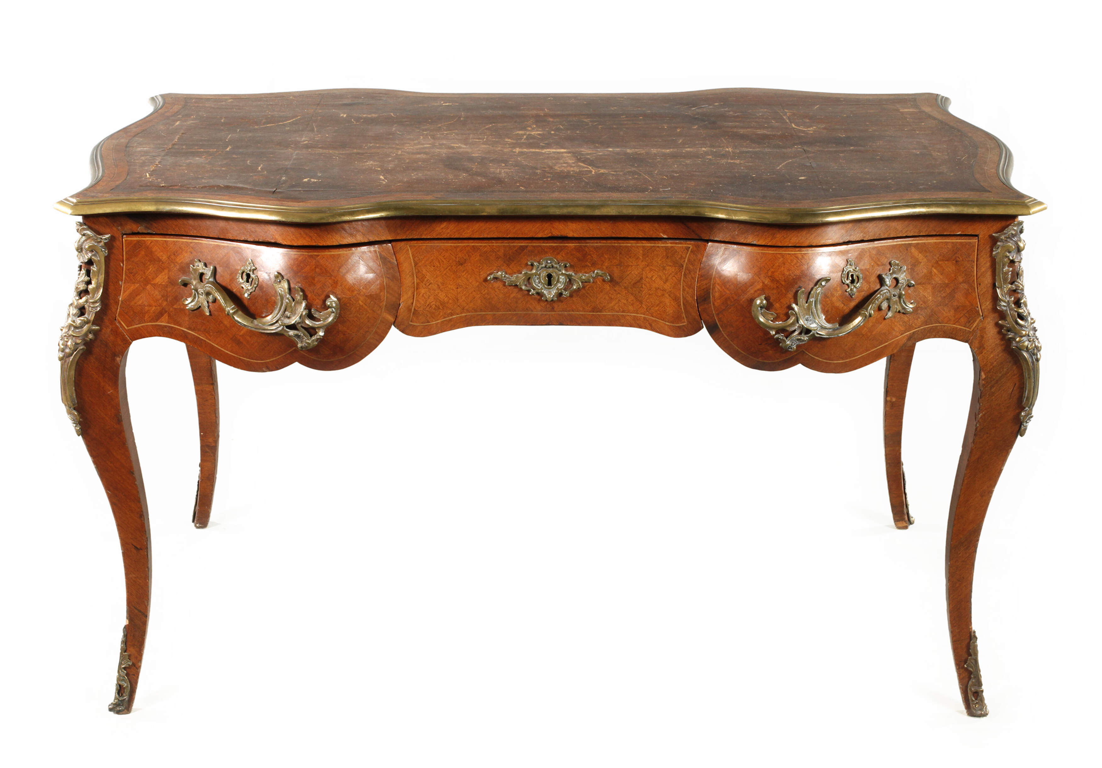 Kleines Bureau Plat im Louis XV.-Stil