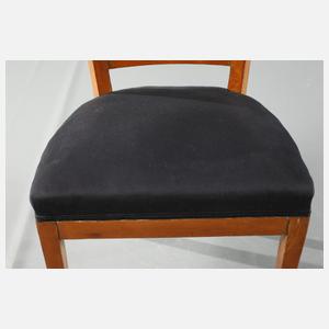 Satz von sechs Stühlen Empire