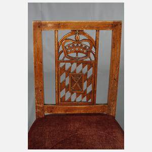 Satz von vier Stühlen Klassizismus