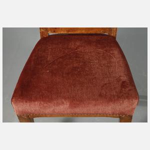 Satz von vier Stühlen Klassizismus