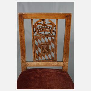 Satz von vier Stühlen Klassizismus