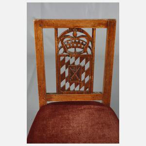 Satz von vier Stühlen Klassizismus