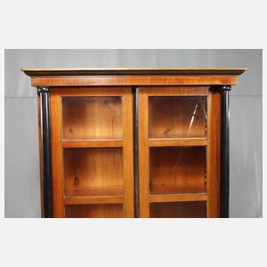 Säulenvitrine Biedermeier