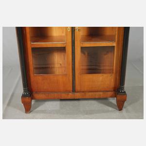 Säulenvitrine Biedermeier