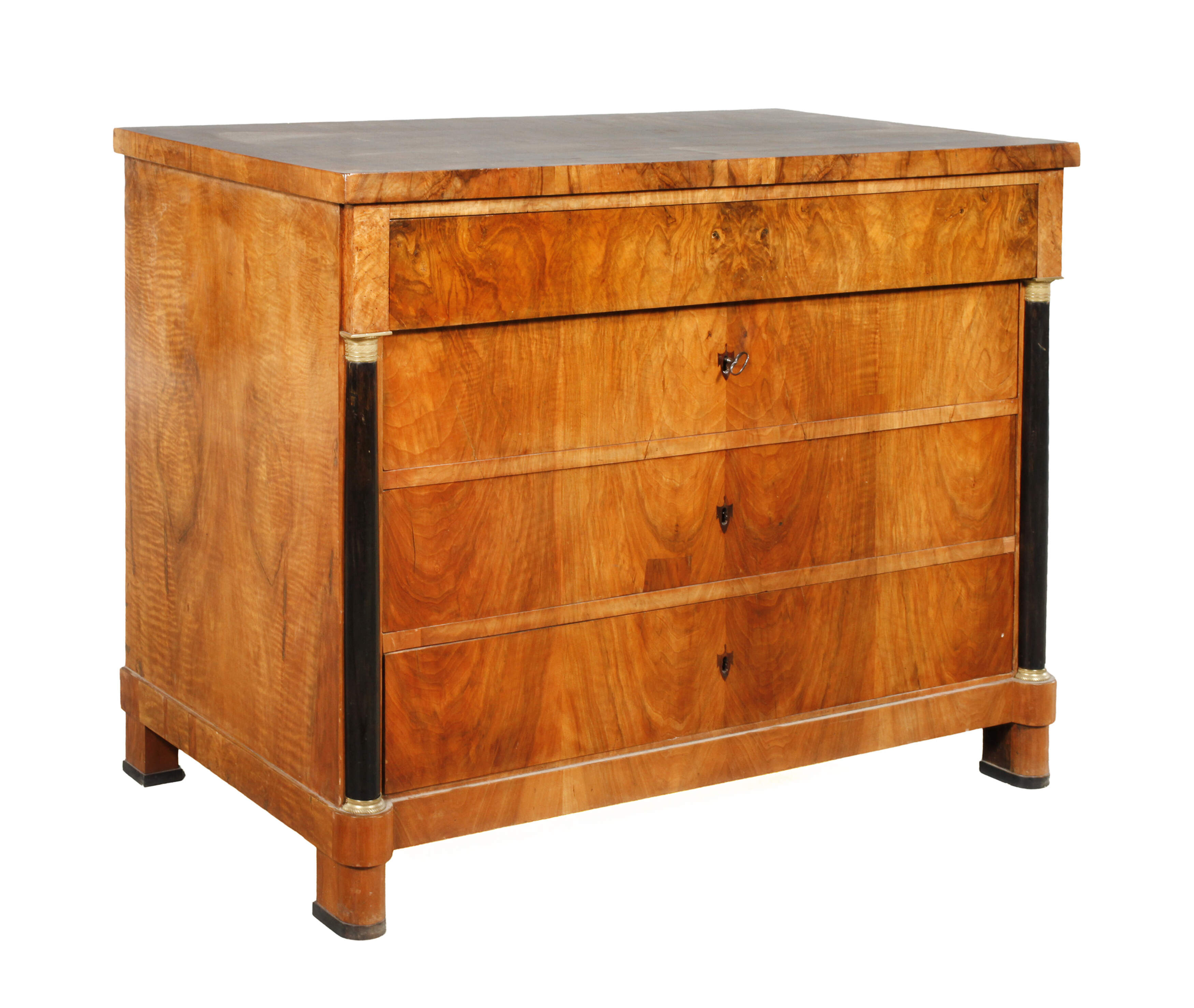 Säulenkommode Biedermeier