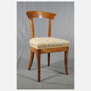 Satz von sechs Stühlen Biedermeier