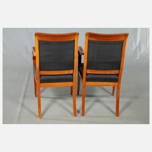 Paar Armlehnstühle im Biedermeierstil