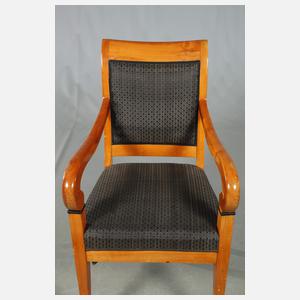 Paar Armlehnstühle im Biedermeierstil