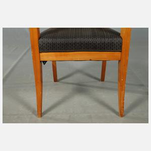 Paar Armlehnstühle im Biedermeierstil