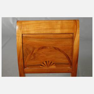 Satz von fünf Stühlen Biedermeier