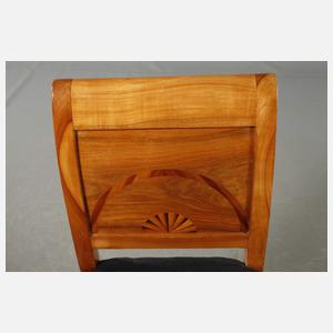 Satz von fünf Stühlen Biedermeier