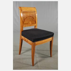 Satz von fünf Stühlen Biedermeier