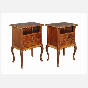 Paar Nachtschränkchen Neobarock