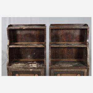 Paar Bücherregale Regency