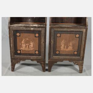 Paar Bücherregale Regency