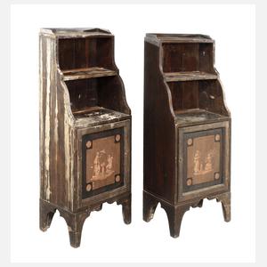 Paar Bücherregale Regency