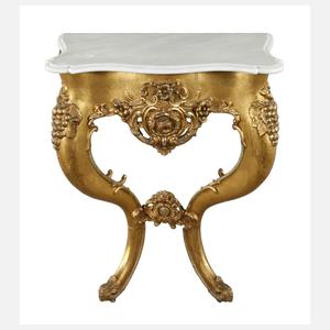 Kleine Spiegelkonsole Neobarock